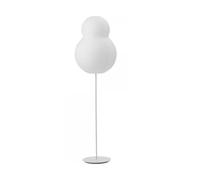 Normann Copenhagen Puff 605725 Bubble - Lámpara de pie (papel de arroz, 153,5 x 45 cm), color blanco