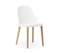 Normann Copenhagen Silla Allez con patas de roble blanco-roble