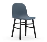 Normann Copenhagen Silla Form patas negras azul