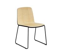 Normann Copenhagen Silla Just Fresno. chapa. canto negro. estructura negra