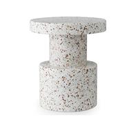 Normann Copenhagen Taburete bits de Polietileno 100% Post-Industrial de Baja Densidad en Color Blanco, Dimensiones: 36 cm x 36 cm x 42 cm, 603005