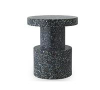 Normann Copenhagen Taburete bits de Polietileno 100% Post-Industrial de Baja Densidad en Color Negro Multi, Dimensiones: 36 x 36 x 42 cm, 603008