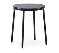 Normann Copenhagen Taburete Circa 45 cm Aluminio negro