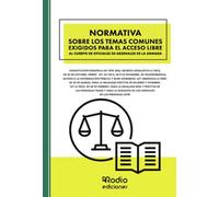 Normativa sobre los temas comunes exigidos para el acceso libre al Cuerpo de Oficiales de Arsenales de la Armada (OPOSICIONES)