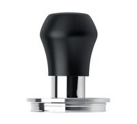 Normcore 58mm Prensador de café V4.1 Mini, con resorte y retroalimentación de clic, compatible con portafiltro de máquinas de espresso de 58mm, mango de aluminio anodizado y soporte de silicona, negro