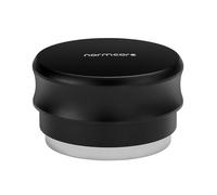 Normcore Apisador de palma de 53,3 mm, resorte integrado, herramienta niveladora de café barista, base plana de acero inoxidable, soporte de aluminio anodizado