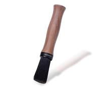 Normcore Barista Bank - Cepillo de limpieza para cafeteras espresso, amoladora, encimera, herramienta de limpieza de café compacto para casa o cafetería, barista, mango de roble americano