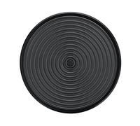 Normcore Base de repuesto de 58,5 mm, patrón ondulado con revestimiento PVD de titanio, se adapta Normcore un manipulador con resorte, soporte de silicona adicional