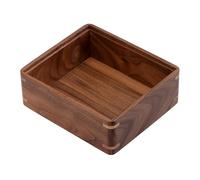 Normcore Caja de almacenamiento compacta - Estación de apisonamiento compacta compatible - Organizador de accesorios de madera de nogal americano genuino Espresso - Diseño modular patentado