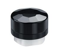 Normcore Distribuidor de café por gravedad de 51 mm, nivelador de espresso con parte superior de corte de cristal con base autonivelante, distribuidor de café adaptable a la gravedad con base de