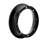 Normcore Embudo dosificador magnético de 51 mm, anillo dosificador de espresso, aluminio anodizado de 18 mm con 8 imanes de neodimio compatible con portafiltro Delonghi Decica de 51 mm, color negro