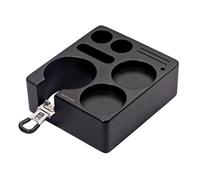 Normcore Estación de apisonamiento de espresso, estación de manipulación de café de madera apta para máquina de café espresso de 51 a 54 mm, accesorios de prensador de café, distribuidor, WDT