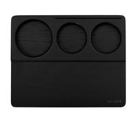 Normcore Esterilla de madera de roble negro - Tamping Matte de madera negra - 58 mm 54 mm - Esterilla para café expreso para cocina casera barista