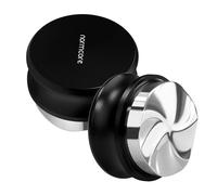 Normcore Herramienta de distribución de gravedad de 58,5 mm, distribuidor de espresso adaptativo por gravedad, herramienta niveladora de café espresso para portafiltro sin fondo de 58 mm, base de 5