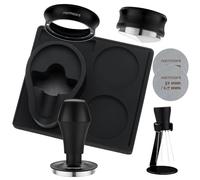 Normcore Kit barista compacto 7 en 1 de 51 mm: manipulador de café, herramienta distribuidora, WDT, embudo dosificador, pantalla de disco, alfombrilla de apisonamiento, soporte de portafiltro, kit