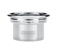 Normcore Kit de cesta de portafiltro reductor de 58 mm a 49 mm, interior cónico, agujeros de 0,28 mm, se adapta a portafiltros sin fondo de 58 mm, incluye embudo de 49 mm, pantalla de disco de 0,8 mm