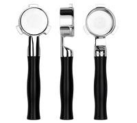 Normcore Portafiltro plano sin fondo desnudo de 54 mm con cesta de alta extracción incorporada, se adapta a máquinas Breville Sage Solis Barista de 54 mm