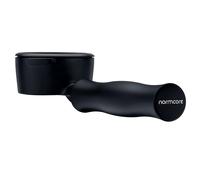 Normcore Portafiltro sin fondo de 58 mm para Gaggia, revestimiento PVD de titanio, cabeza de grupo de portafiltro desnudo con mango de aluminio anodizado negro, compatible con máquinas de espresso