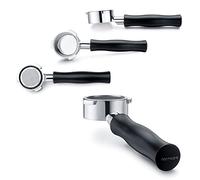 Normcore Portafiltro sin fondo desnudo de 51 mm con 3 orejas para máquinas de café Delonghi Dedica EC680 y EC685, y SMEG y EUPA con mango de aluminio anodizado, cesta de filtro de portafiltro incluida
