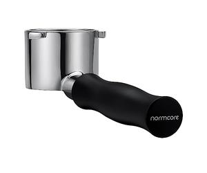 Normcore Portafiltros sin base de 51 mm para cafeteras espresso DeLonghi La Specialista 9 Series EC9155/9335/9355/9665, cesta de filtro de 23 a 25 g incluida, color negro anodizado