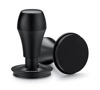 Normcore Prensador de café espresso V4 de 58 mm, prensador con resorte con revestimiento de PVD de titanio, base plana, muelles de repuesto de 15 libras, 25 libras, 30 libras