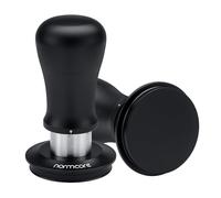 Normcore Prensador Espresso V5 de 53,3 mm, prensador de café con resorte con revestimiento de titanio, base plana, ajuste de 6 presiones, compatible con portafiltro Breville Sage de 54 mm, color negro