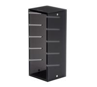 Normcore Soporte de cesta de filtro de espresso de 54 mm, capacidad para 5 cestas de filtro de espresso, soporte acrílico para cestas de portafiltro de 54 mm, negro esmerilado