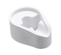 Normcore Soporte para portafiltro, estación de apisonamiento de portafiltro, acero inoxidable 304 con soporte de silicona para espresso, compatible con portafiltros de 58 mm, color blanco