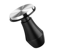 Normcore Tamper con resorte de 53,3 mm, prensador de café espresso con base ondulada de acero inoxidable, resortes de repuesto de 15 libras, 25 libras, 30 libras, mango y soporte de aluminio anodizado