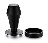 Normcore Tamper de café de 45,5 mm - Tamper con resorte - Herramientas de barista - Tamper espresso con alfombrilla se adapta a Flair Pro y Pro 2 - Base plana..
