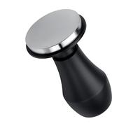 Normcore Tamper de café V4.1 de 49 mm con retroalimentación de sonido de clic, prensador con resorte con base plana, mango de aluminio anodizado, color negro
