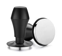 Normcore V4 - Prensador de café de 58 mm con resorte, base plana de acero inoxidable, resortes de repuesto de 6,8 kg/11,3 kg/13,6 kg, asa y soporte de aluminio anodizado, para cestas estándar de 58 mm