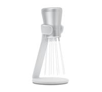 Normcore WDT Tool V2.1 con soporte, herramienta de distribución de espresso de 9 puntas de 0,23 mm, técnica de distribución Weiss, agitador magnético de café con 16 agujas adicionales, color plateado