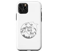 Noroeste del Pacífico PNW Orca Ballena Oregón Washington Carcasa para iPhone 11 Pro