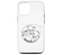 Noroeste del Pacífico PNW Orca Ballena Oregón Washington Carcasa para iPhone 12/12 Pro