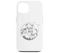 Noroeste del Pacífico PNW Orca Ballena Oregón Washington Carcasa para iPhone 13