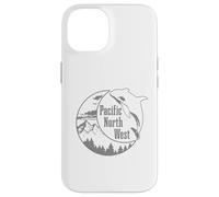 Noroeste del Pacífico PNW Orca Ballena Oregón Washington Carcasa para iPhone 14