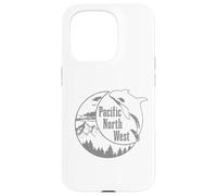 Noroeste del Pacífico PNW Orca Ballena Oregón Washington Carcasa para iPhone 15 Pro