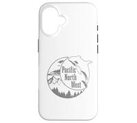 Noroeste del Pacífico PNW Orca Ballena Oregón Washington Carcasa para iPhone 16