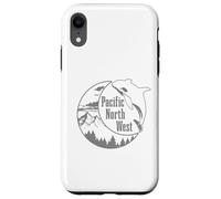 Noroeste del Pacífico PNW Orca Ballena Oregón Washington Carcasa para iPhone XR