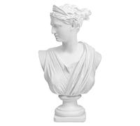 Norrclp Estatua griega de Anna de 31,8 cm, escultura clásica de mitología griega de busto romano para decoración del hogar