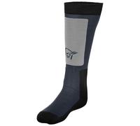 Norrona - Calcetines de esquí - Lofoten Mid MerinoUll Long Socks Cool Black de Lana - Talla 37-39 - Negro Negro 37-39