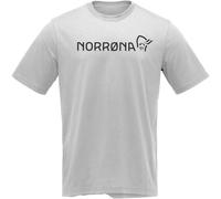 Norrona - Camisetas - /29 Cotton Norrøna Viking T-Shirt M Drizzle Melange - Talla M - Gris Gris M