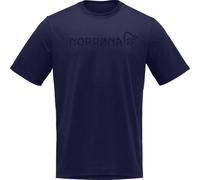 Norrona - Camisetas - /29 Cotton Norrøna Viking T-Shirt M Indigo Night - Talla M - Azul Azul M