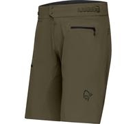 Norrona - Fjora Flex1 Light Shorts M'S Olive Night de Softshell - Talla M - Caqui Caqui M