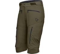 Norrona - Fjora Flex1 Shorts M'S Olive Night de Softshell - Talla M - Caqui Caqui M