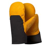 Norrona - Guantes de esquí - Lofoten Gore-Tex Thermo200 Short Mittens Kangaroo de Softshell - Talla M - Amarillo Amarillo M