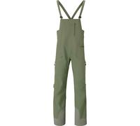Norrona - Pantalones de esquí - More Flex1 Bibs M Deep Lichen Green de Softshell - Talla L - Caqui Caqui L