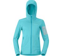 Norrona - Ropa de esquí de travesía mujer - Falketind Warm2 Stretch Hood W Brittany Blue para Mujer - Talla M - Azul Azul M
