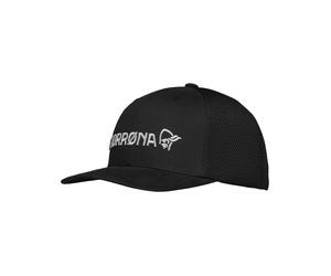 Norrona - Ropa de senderismo - /29 Mesh Flexfit Cap Caviar - Talla S/M - Negro Negro S/M